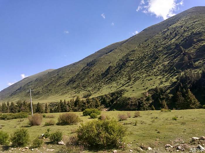 藍天白雲高山草甸壯美的風光記康定色達3天往返隨拍