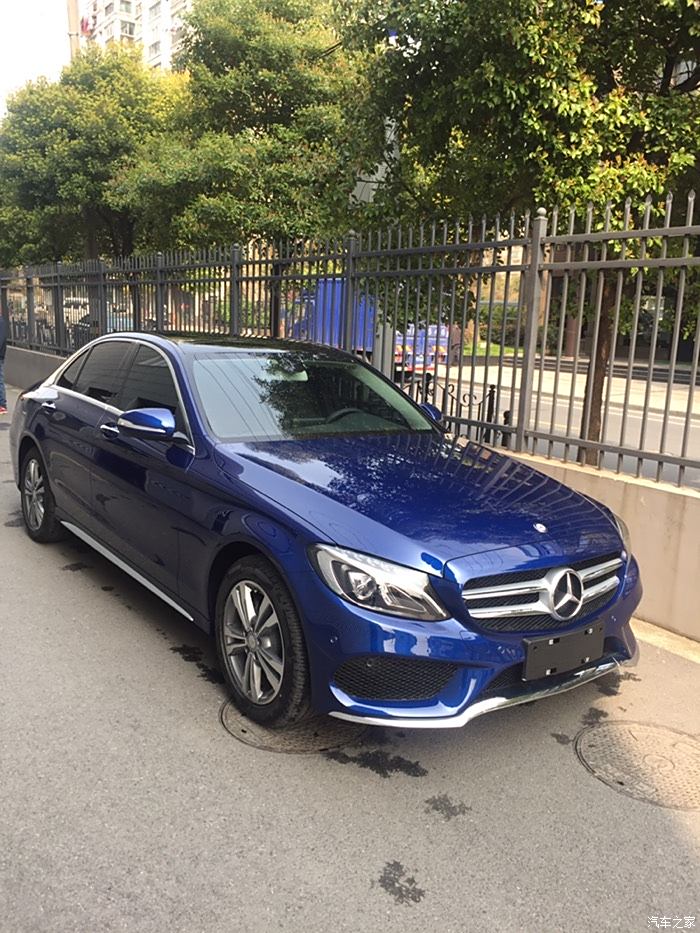 【图】宝石蓝c200l(多图提车)