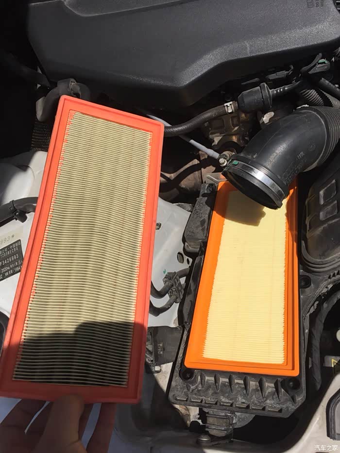 花费20分钟,动手更换气滤空调滤芯.