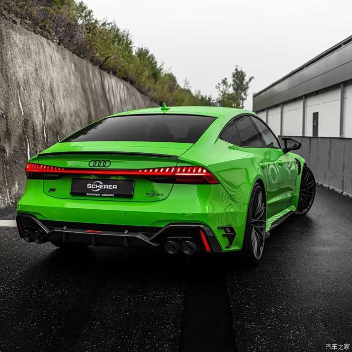 全球限量125台的绿色奥迪rs7