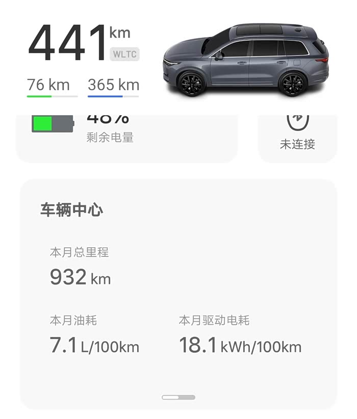 理想one的电耗太高了!