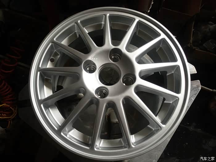 【图】更换铝合金轮毂_熊猫/吉利gx2论坛_汽车之家论坛