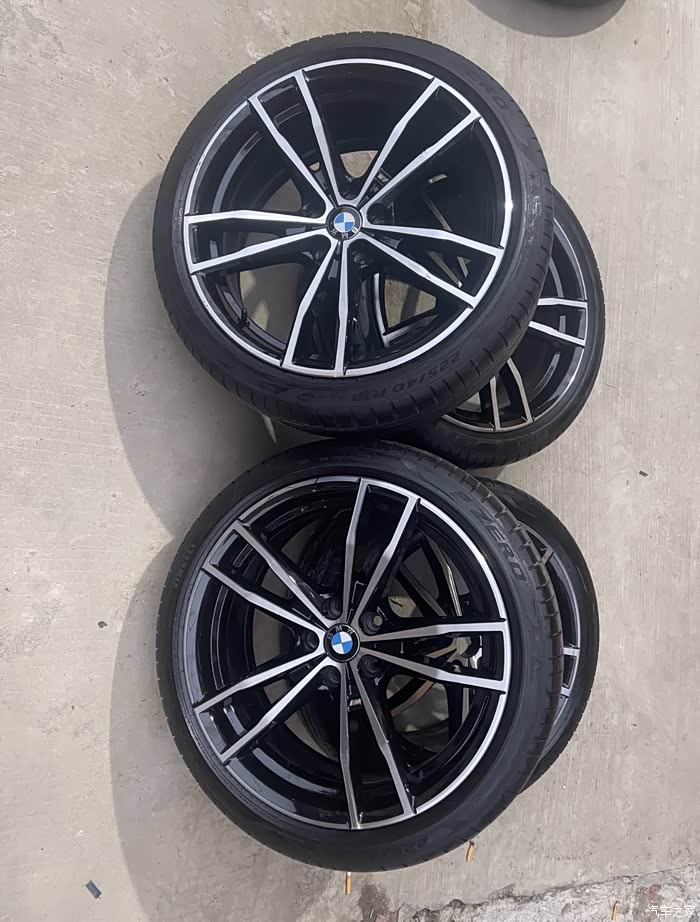 19寸宝马3系791m轮毂原厂拆车一套前后配置适合3