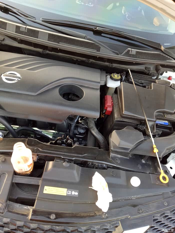 【图】机油还是抽出了点,放心啊!_逍客论坛_汽车之家论坛