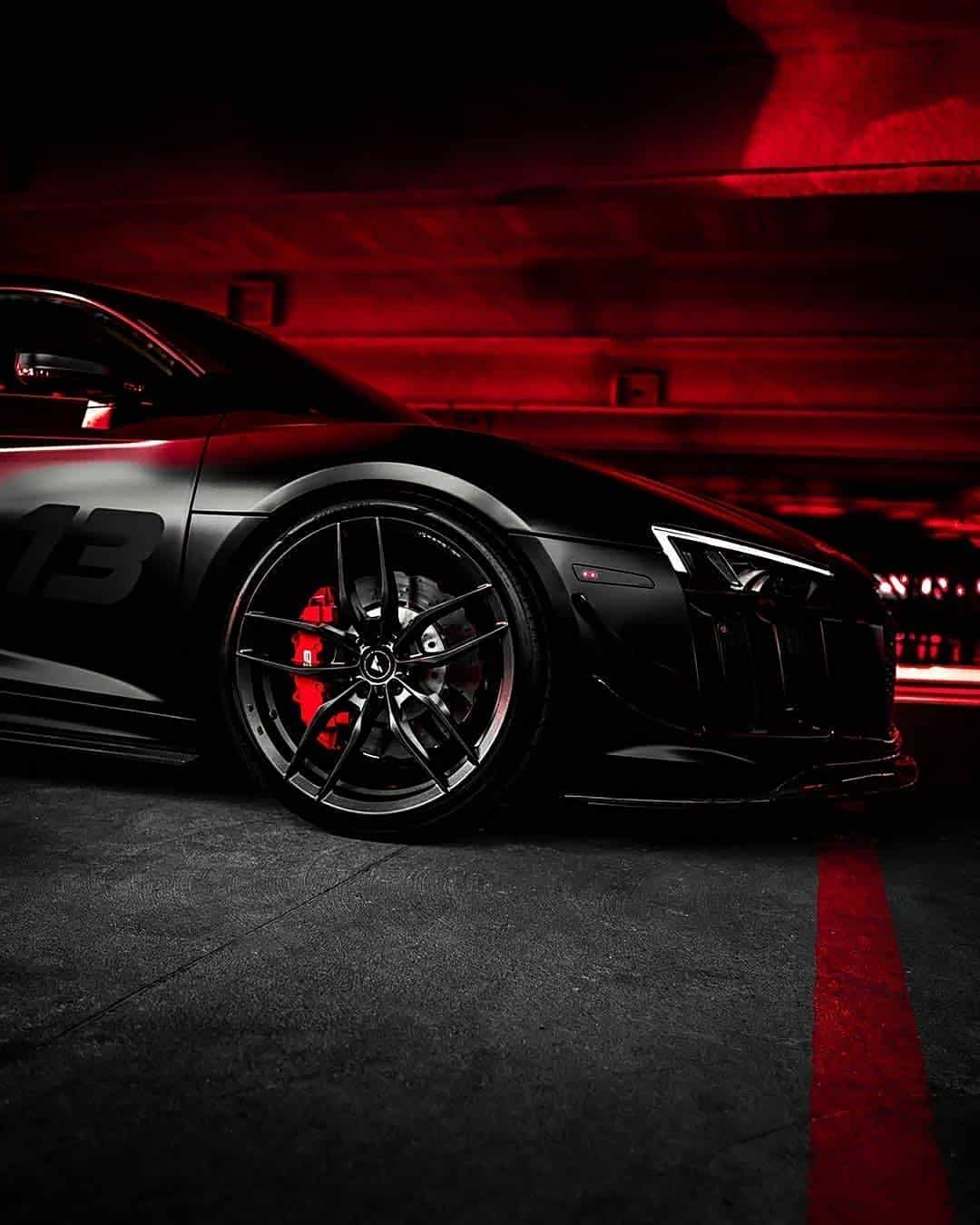 奥迪r8 v10 plus 霸气侧漏.