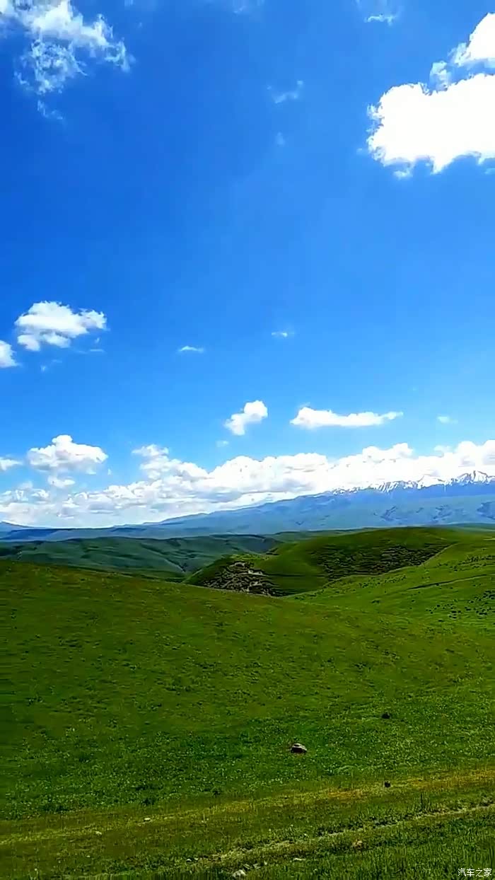 蓝天白云草原美景