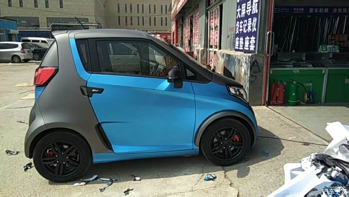 e200贴膜改色完成