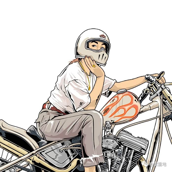 【图】哈雷绘画图本_哈雷摩托车论坛_汽车之家论坛