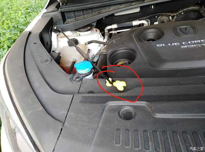 【图】闲的没事自己动手给55添加玻璃水_长安cs55论坛_汽车之家论坛