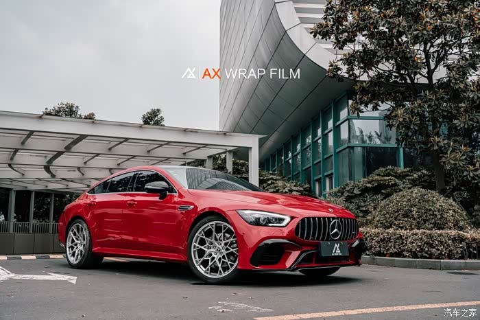 amggt50小改gt63s外观胭脂红改装案例分享