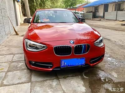 宝马125i 个性定制金车红内提车作业_宝马1系论坛_手机汽车之家