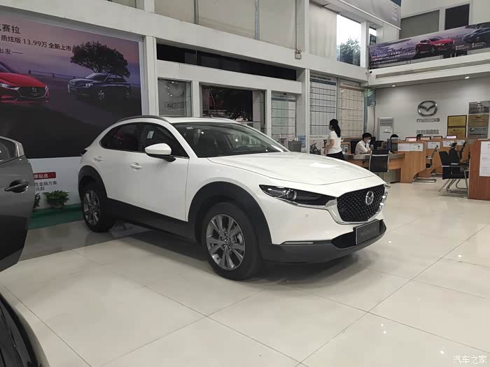【图】cx30到店实拍最高配白色_马自达cx-30论坛_汽车之家论坛