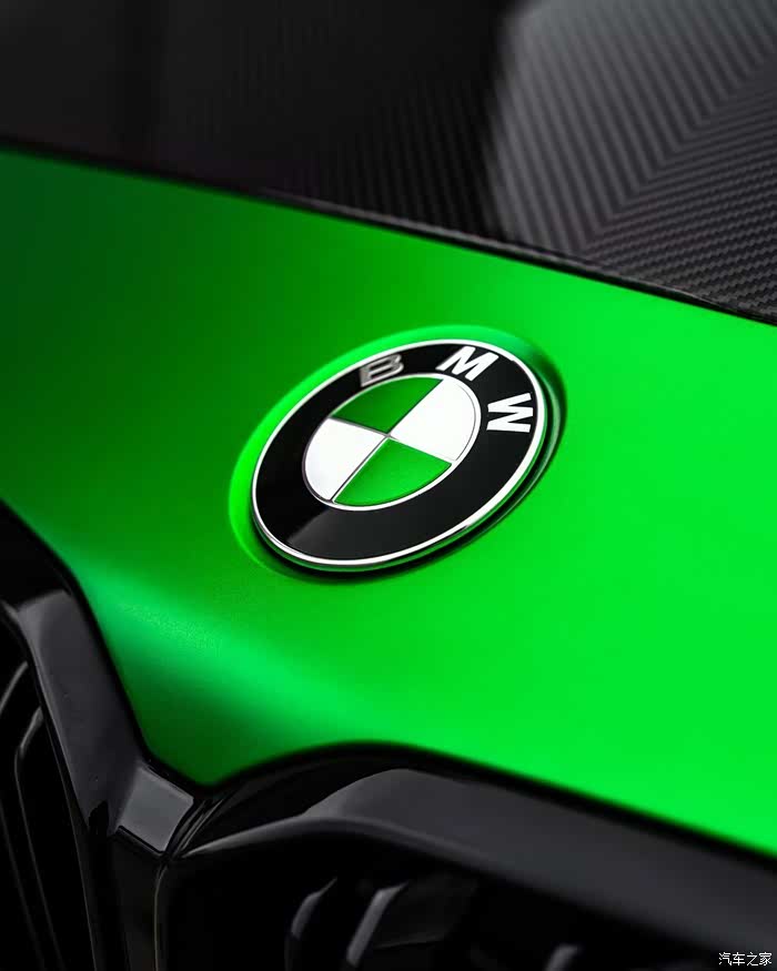 绿色的宝马好看的车标动感十足这是你喜欢的格式吗太迷人