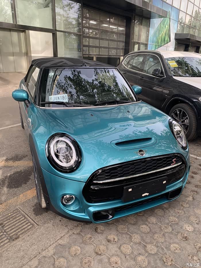 mini carbrio s敞篷 特别版 加勒比蓝提车