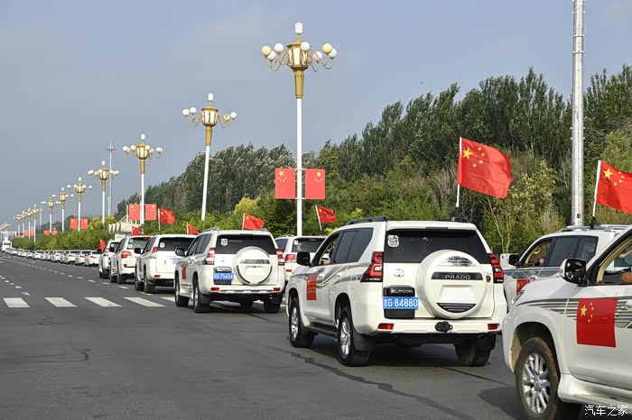 吉林省霸道大队车队航拍活动展示