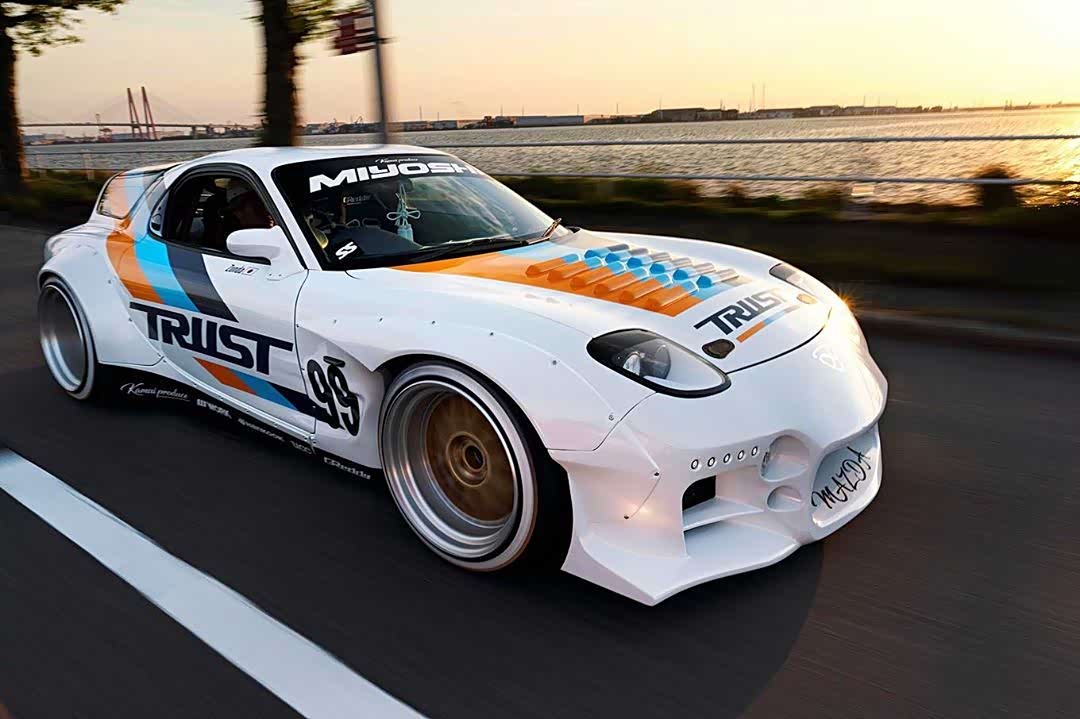 宽体马自达mazda rx-7 fd3s