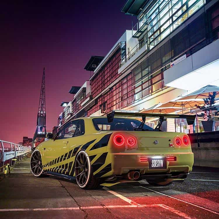 日产skyline r-34gtr让我想起了真实赛车3,怀念