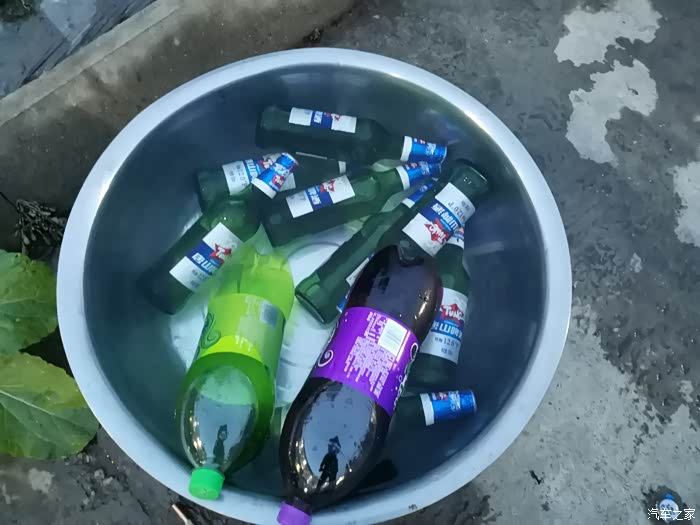 家里井水冰啤酒,饮料,透心凉