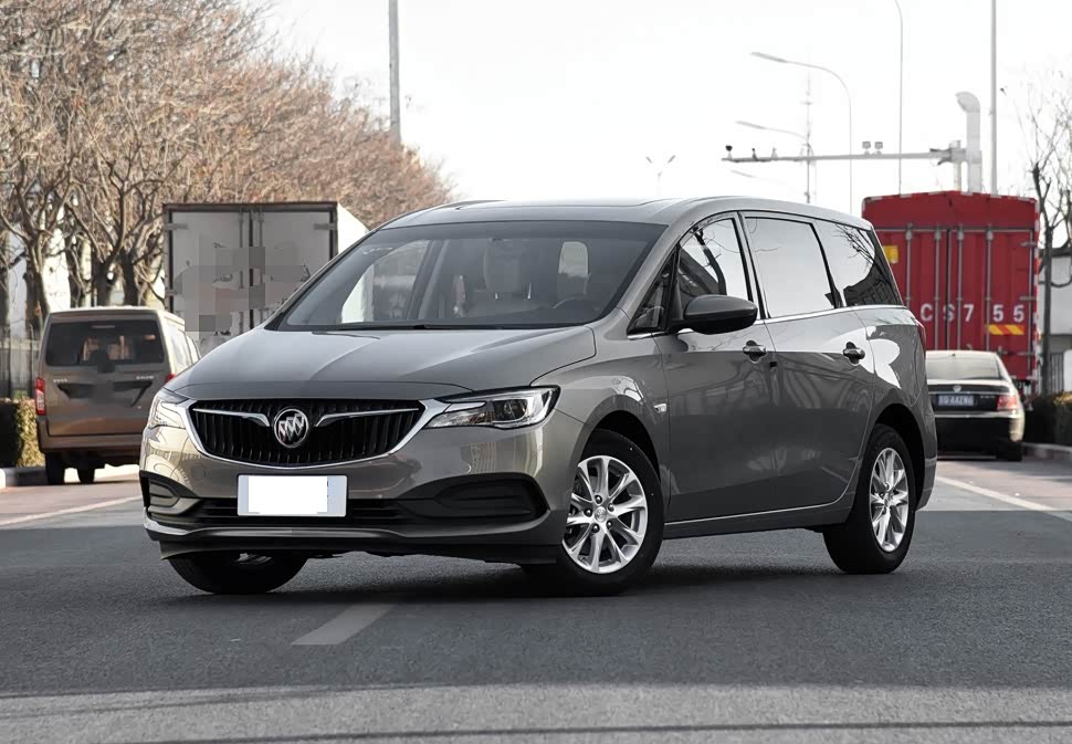 别克gl6的外观在设计上采用了家族式的前脸