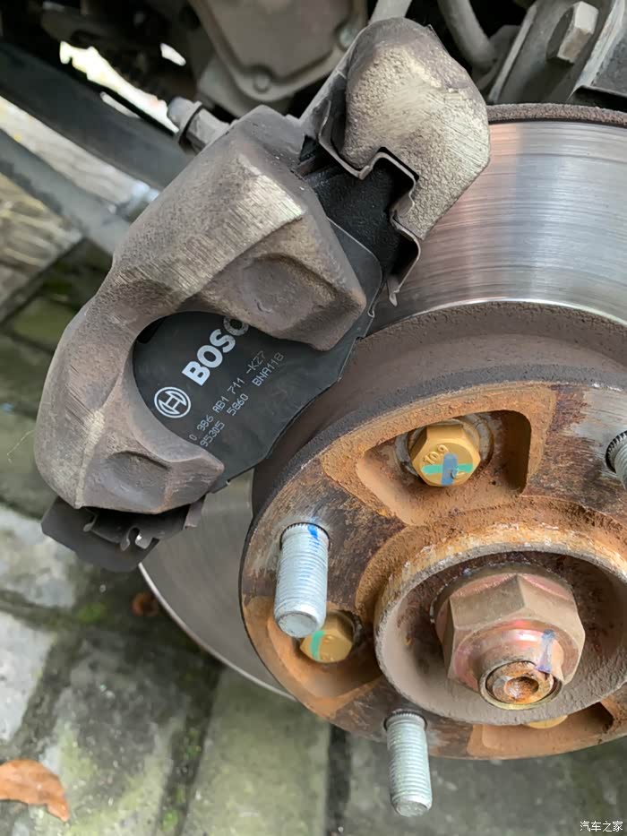好久没有发作业了宜昌天天之乐驰更换博世刹车片