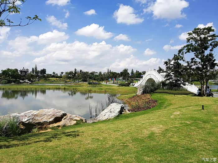 逸路有你打卡潮头中央公园