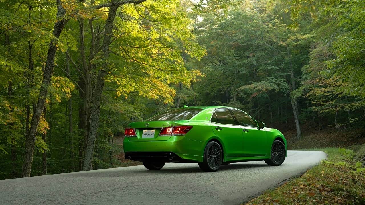 绿色车身的皇冠更加与众不同