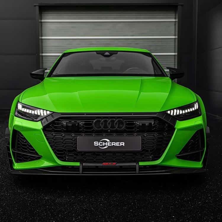 abt操刀改装奥迪rs7,700匹马力3.3秒破百,绿魔疯狂