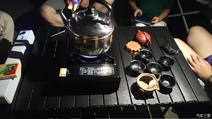 夜间户外喝茶初体验