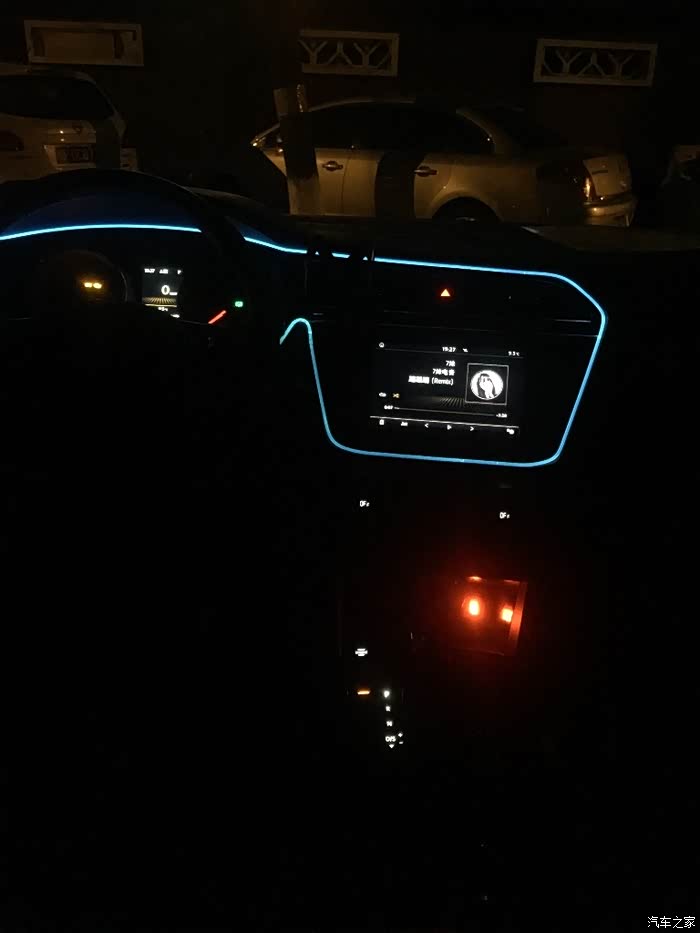 途观l自己装氛围灯效果附修改直线效果