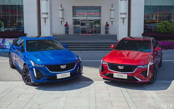 红与蓝的极致碰撞对比试驾ct4ct5有感