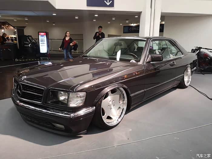 从收车到改车奔驰c126w126改装气动避震攻略