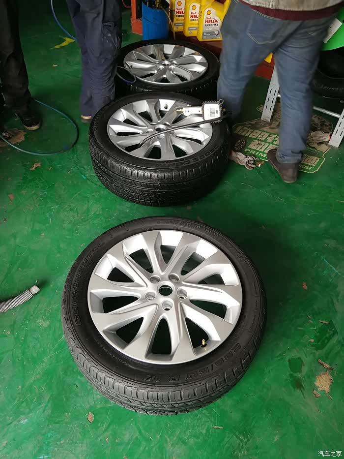 为昂科威更换19寸轮毂