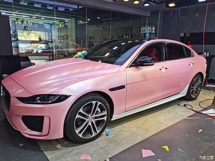 【图】猛男樱花粉,键盘轻喷～_捷豹xe/xel论坛_汽车之家论坛