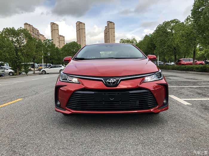 论坛首发从美系换到日系12代卡罗拉烈焰红提车