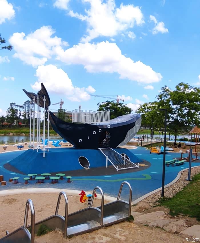 【图】逸路随行-打卡江门潮头中央公园_逸动论坛_汽车之家论坛