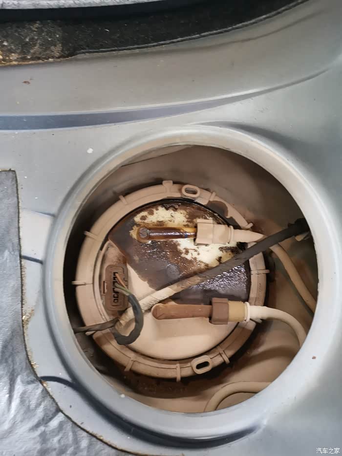 感觉汽油味大,大家看看我的汽油泵是不是漏油?