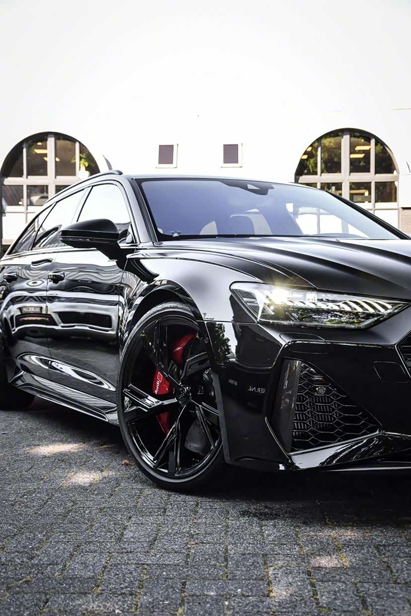 奥迪rs6 ,黑化的太帅了吧!