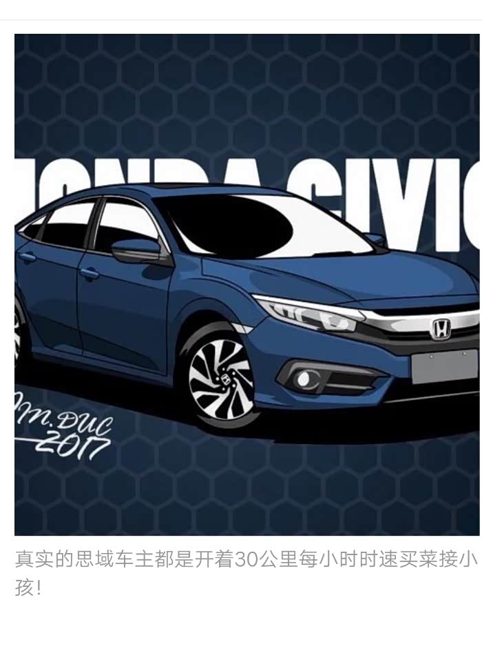 某位思域车主的解释