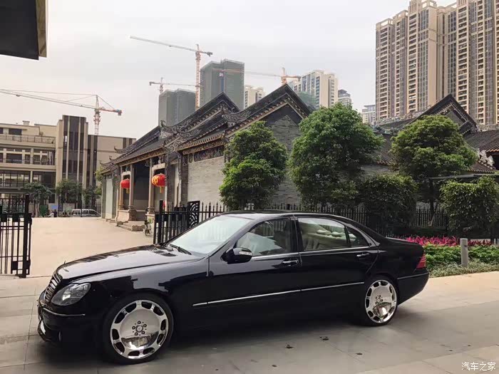 s350蝴蝶奔驰改装的朋友进张氏