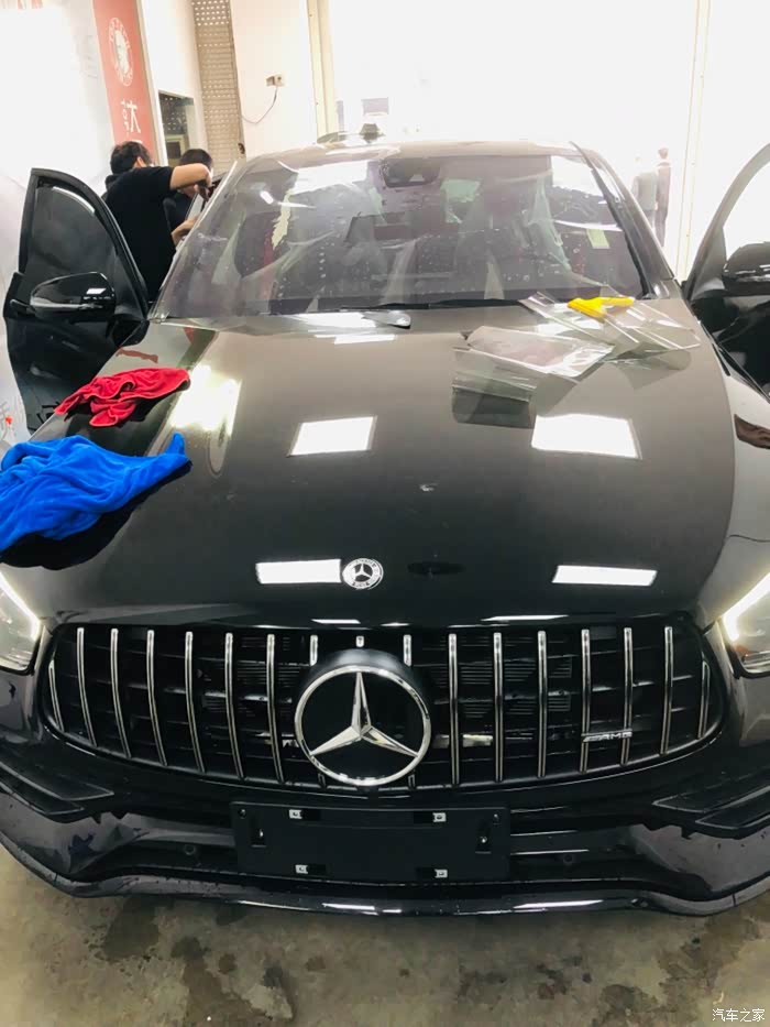 【图】amg glc 43轿跑 黑武士,长沙提车,随便发几张照片纪念一下_奔驰
