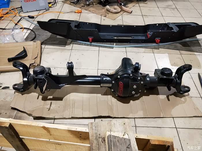 加强tf44前桥,这个牧马人必须要跟换的