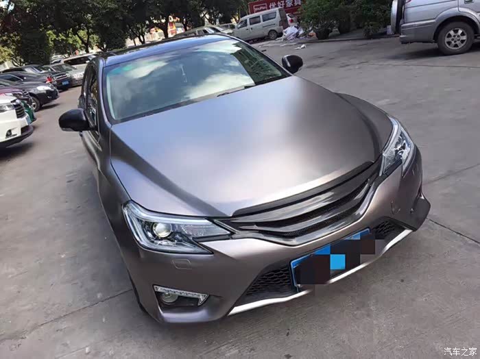 锐志全车改色战斗灰