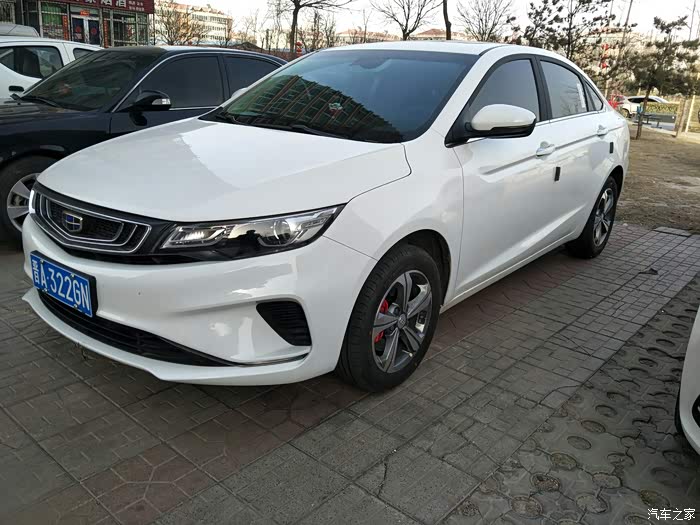 2018款帝豪gl卡钳改色骚气99多一分怕你骄傲