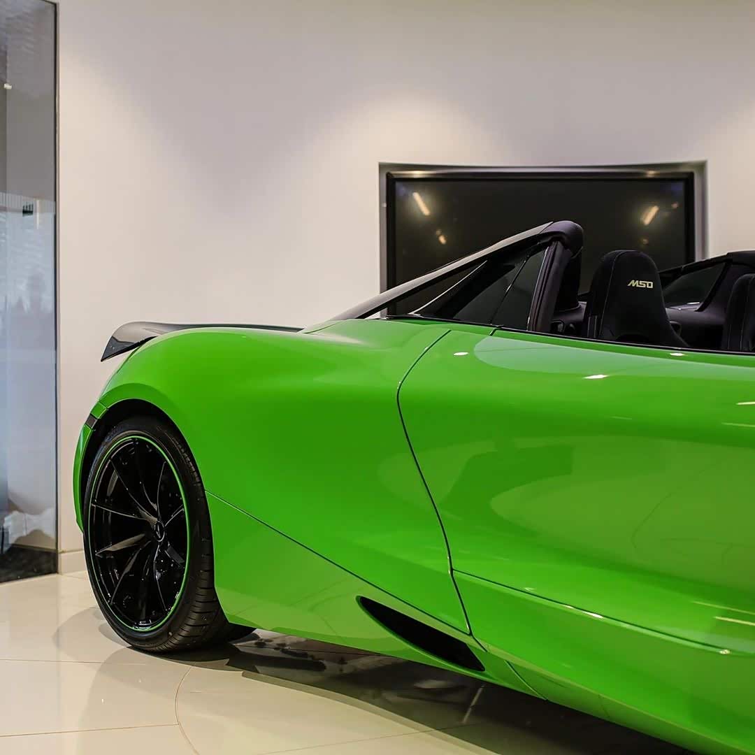 小清新风格green mclaren720sspider_迈凯伦720s论坛_手机汽车之家