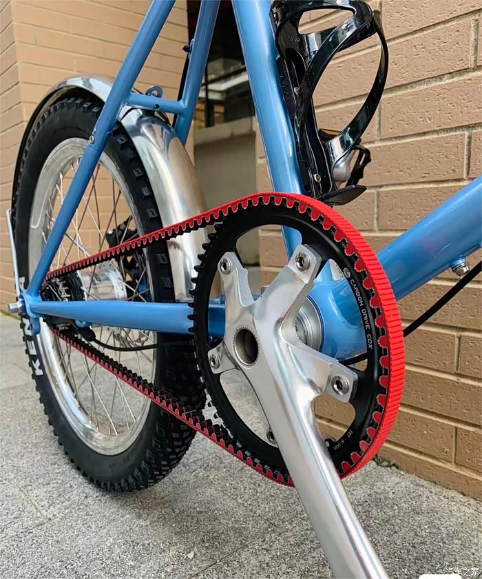 这个自行车链条高级啊