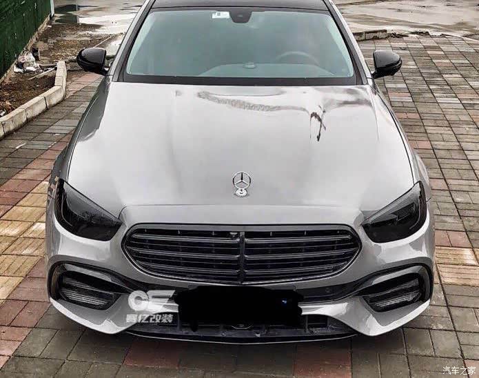 21款奔驰e300立标有没有改装前网的,怕改了不好看