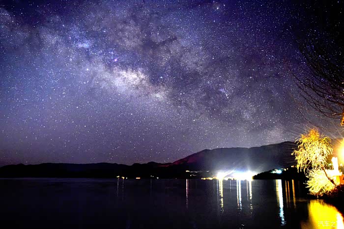 早上里格半岛拍的星空