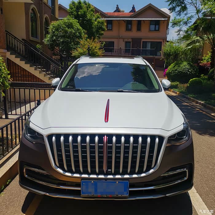 【图】hs7灰白双拼改色贴膜_红旗hs7论坛_汽车之家论坛