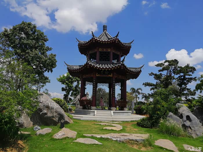 逸路有你打卡潮头中央公园