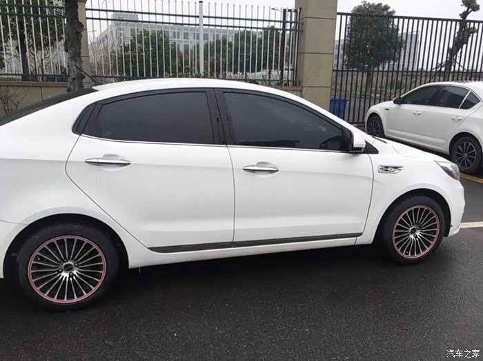 【图】求k214寸轮毂改成16寸轮毂后照片_起亚k2论坛_汽车之家论坛